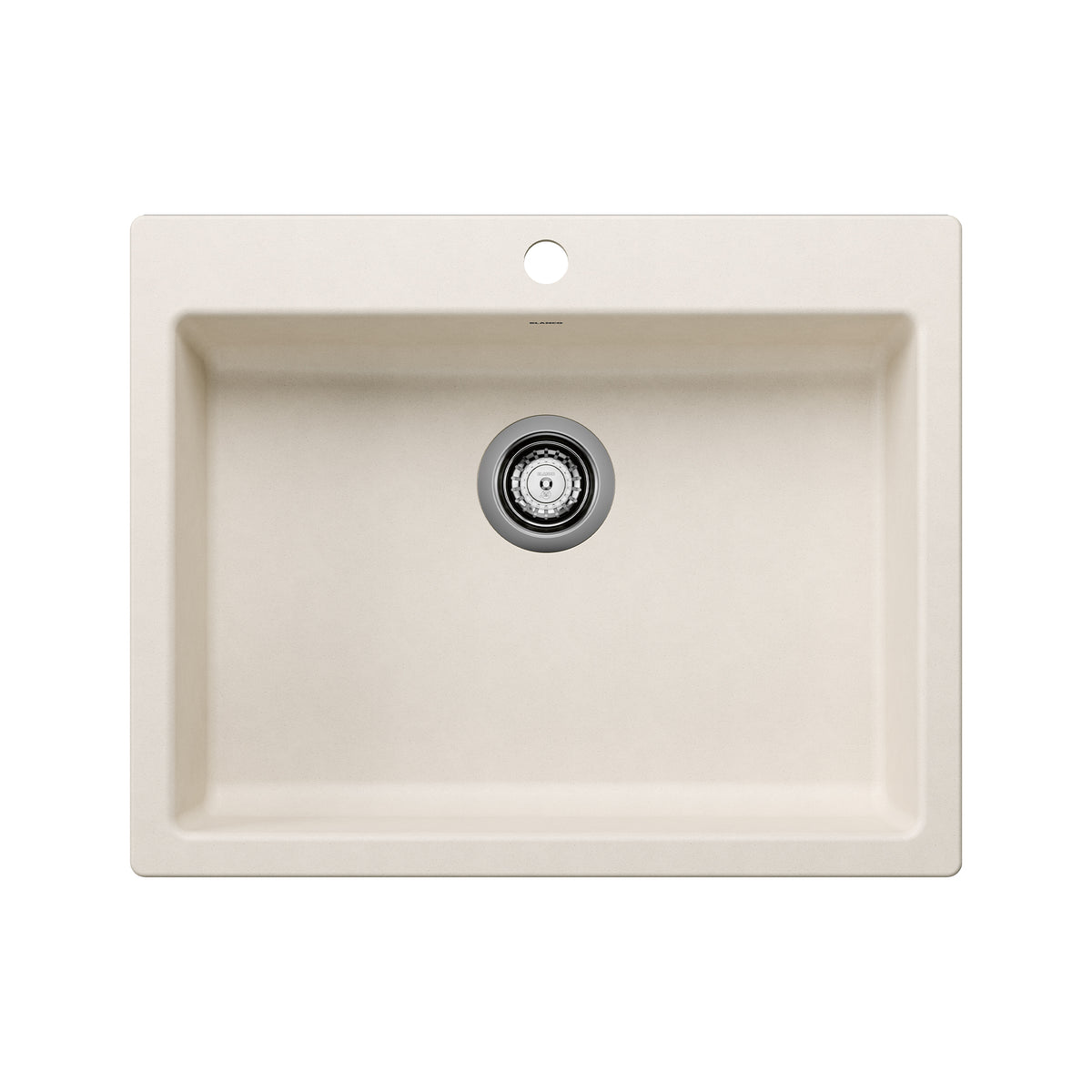 Blanco - 402879 - Precis SILGRANIT 25" CSA Single Bowl Drop-In Kitchen Sink - Soft White