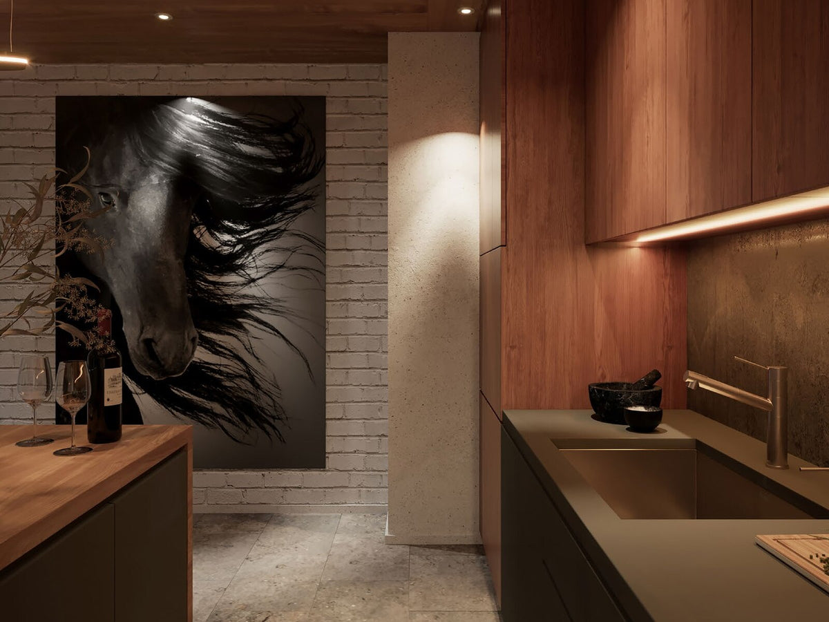 Riobel Cayo kitchen in a warm architectural interior