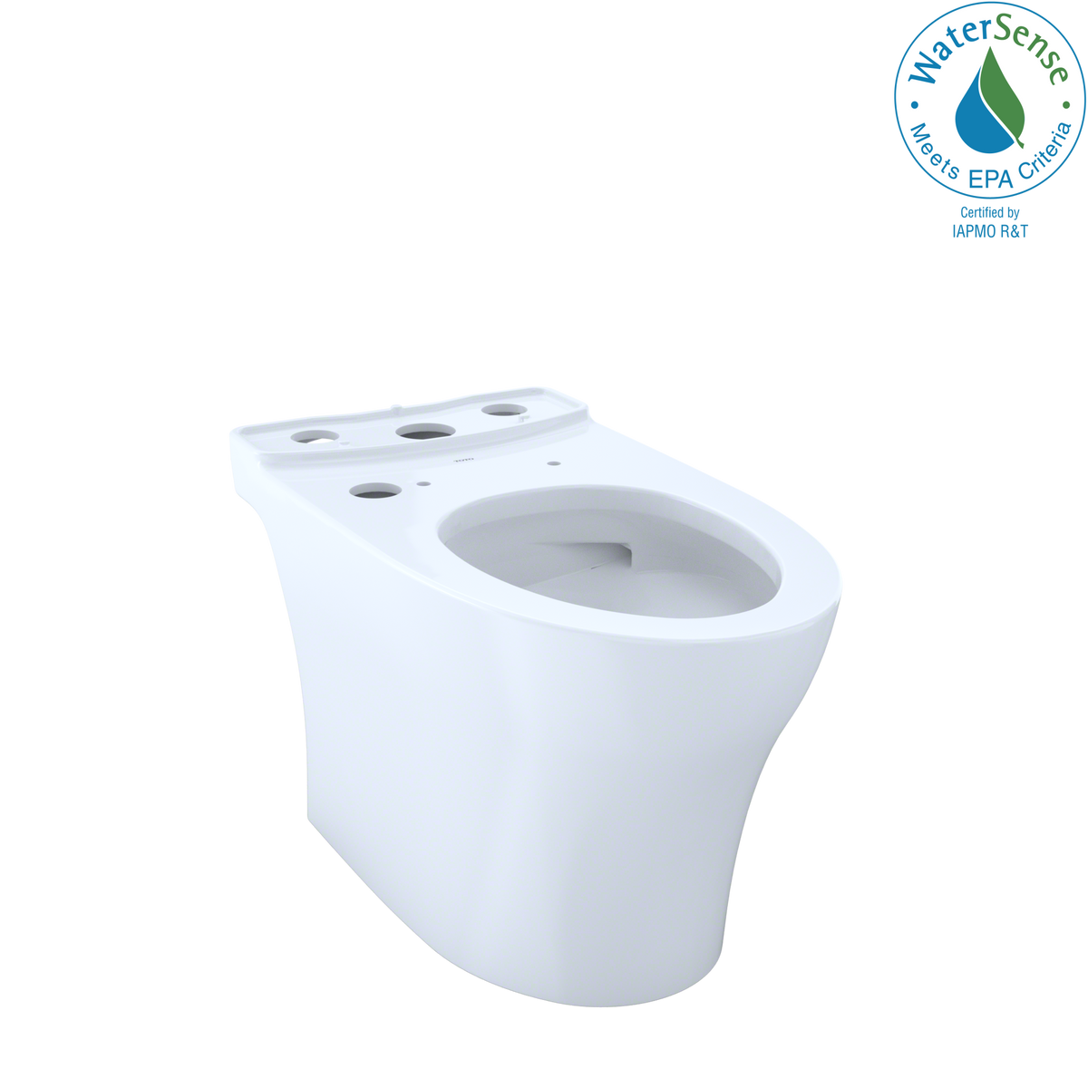 TOTO Aquia IV WASHLET+ Elongated Skirted Toilet Bowl with CEFIONTECT, Cotton White - CT446CEGNT40#01