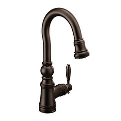 Moen S53004 - one-handle pulldown bar faucet - Oil Rubbed Bronze