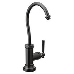 Moen S5540BL - Matte black one-handle beverage faucet