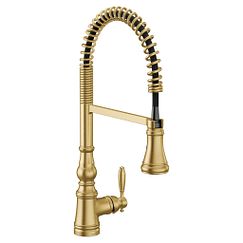 Moen S73104 - one-handle pulldown kitchen faucet - Brushed Gold