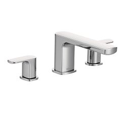 Moen T935 - Chrome two-handle roman tub faucet