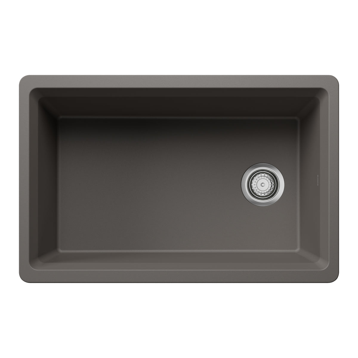 Blanco - 403882 - Inteos SILGRANIT 30" Single Bowl Reversible Undermount Workstation Kitchen Sink - Volcano Gray - Beauty Shot 3