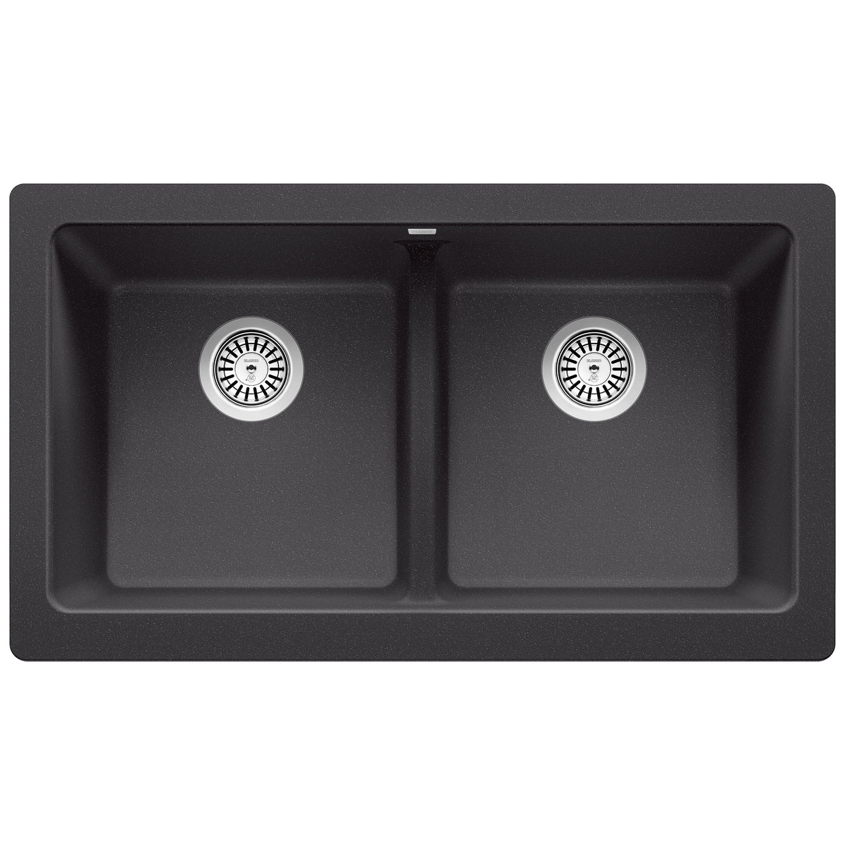 Blanco - 402590 - Vintera SILGRANIT 33" Double Bowl Apron-Front Farmhouse Sink - Anthracite - Overview Shot 2