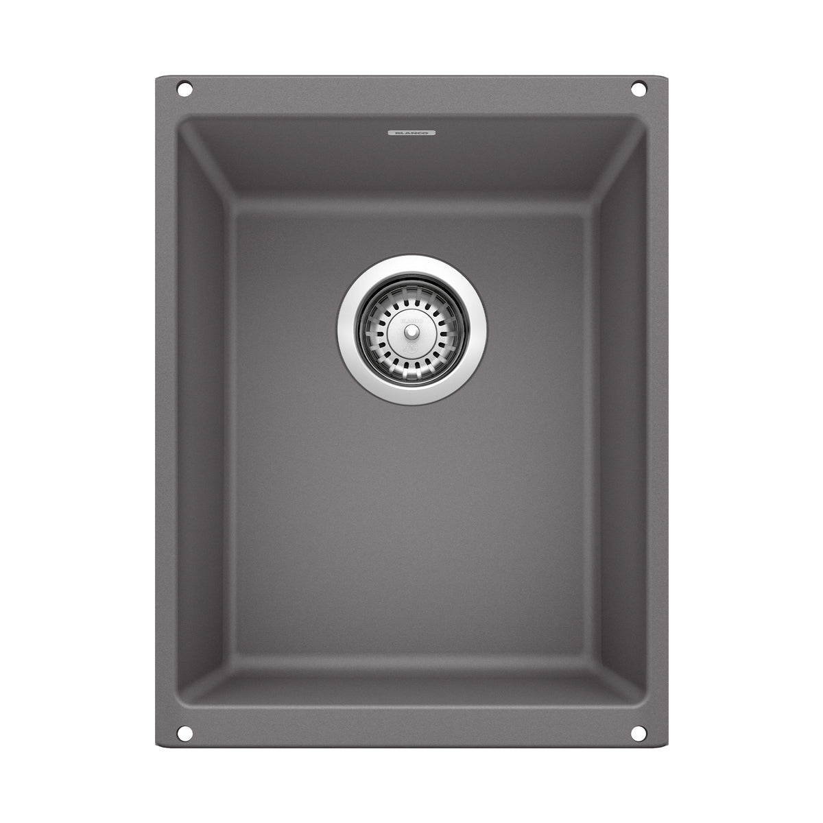 Blanco - 401416 - Precis SILGRANIT 13" Undermount Bar Sink - Cinder