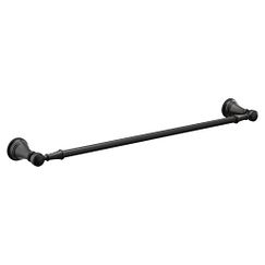 Moen YB8424BL - Matte black 24" towel bar