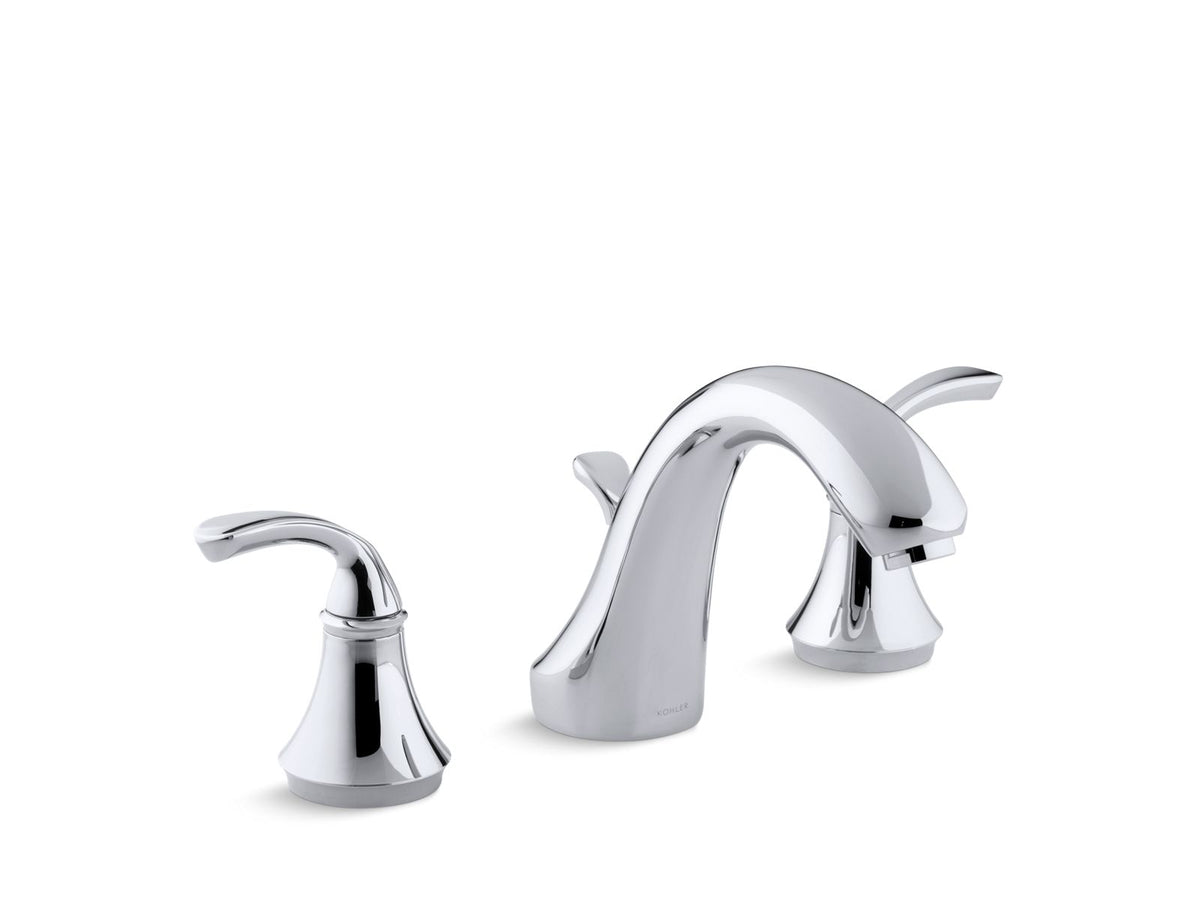 Forté Sculpted Deck-mount bath faucet trim with diverter
