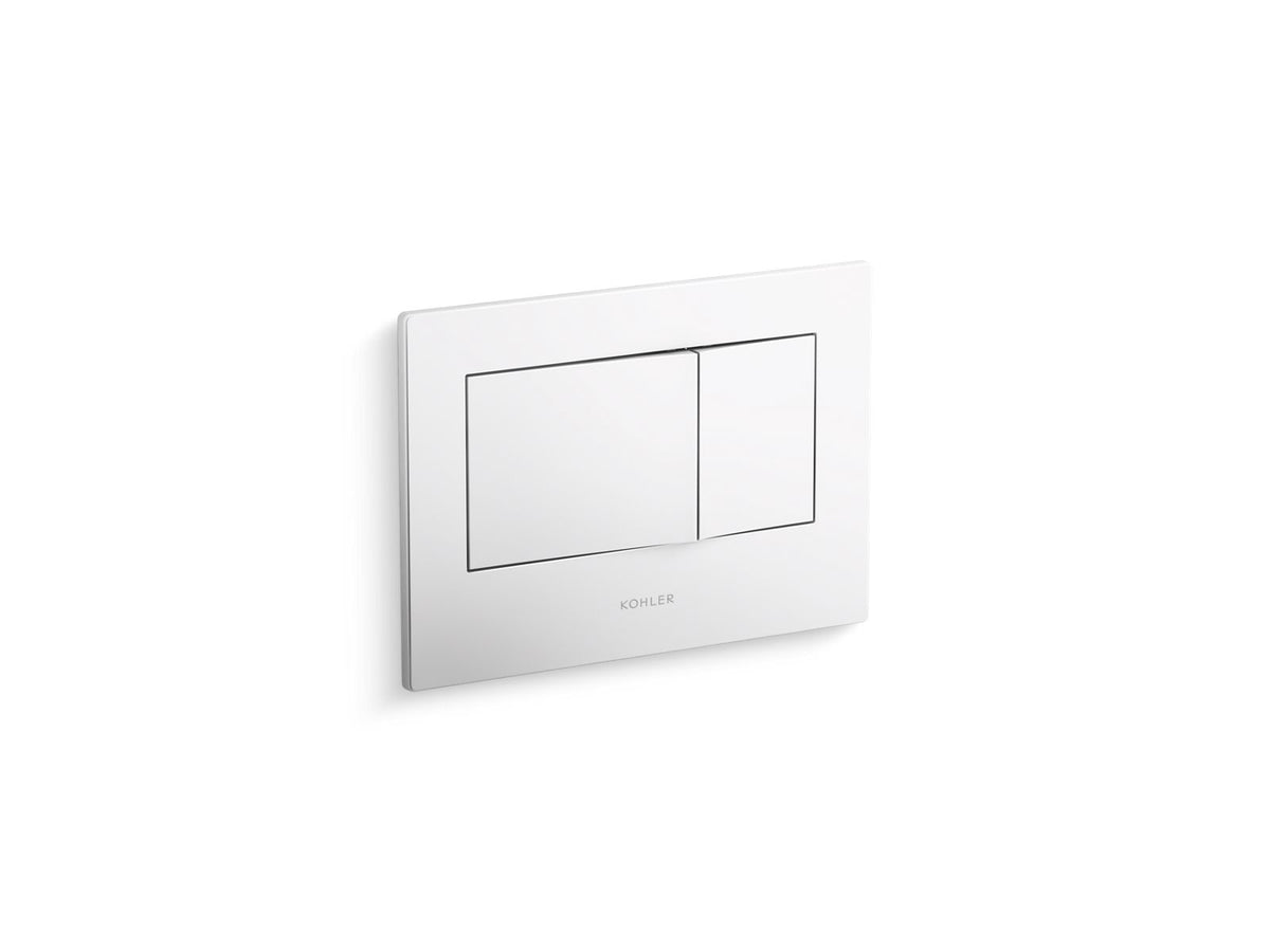 Kohler 8857-0 Bevel Flush actuator plate for 2"x4" in-wall tank and carrier system