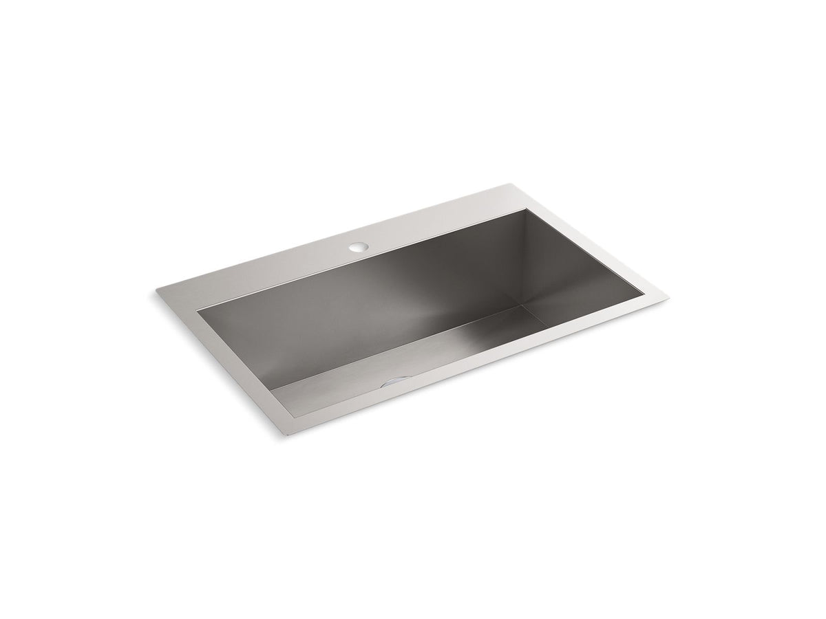 Kohler 80169-1-NA Vault 30-1/2" top-/undermount single-bowl kitchen sink