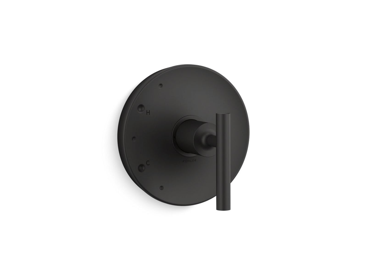 Kohler TS14423-4-BL Purist Rite-Temp valve trim with lever handle