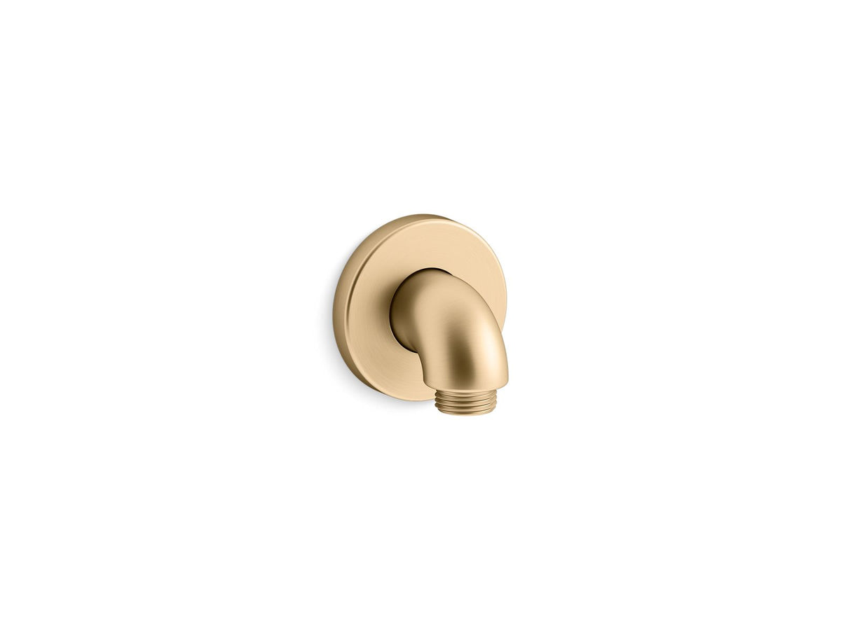 Kohler 22172-2MB Purist Stillness Wall-mount supply elbow with check valve
