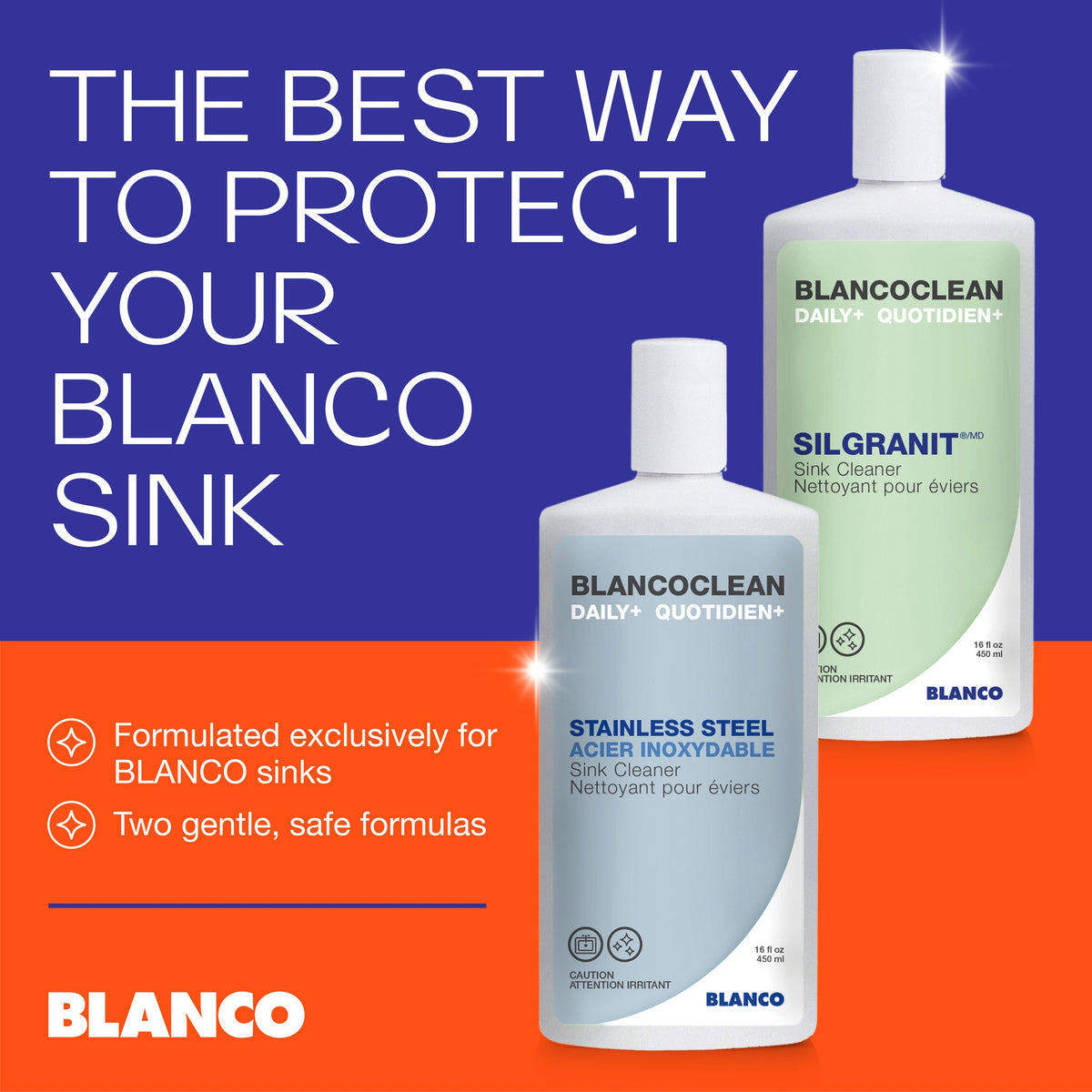 Blanco - 406200 - BlancoClean Daily+ Silgranit Sink Cleaner - White - Infographic 2