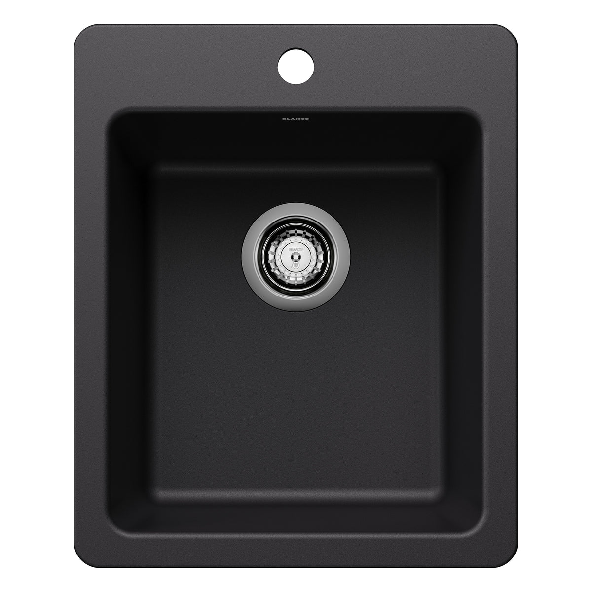 Blanco - 403666 - Liven SILGRANIT 17" Dual Mount Bar Sink - Coal Black